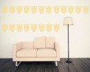 Damask Wall Pattern Decal Modern Vinyl Art Stickers